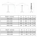 55/70 MM. GÖVDELİ AYVALIK EASY İP MEKANİZMALI ŞEMSİYE (DİKDÖRTGEN)
