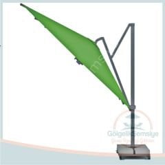 84 MM GÖVDELİ ALAÇATI ELİT YANDAN DİREKLİ KATLANIR ŞEMSİYE (DİKDÖRTGEN)