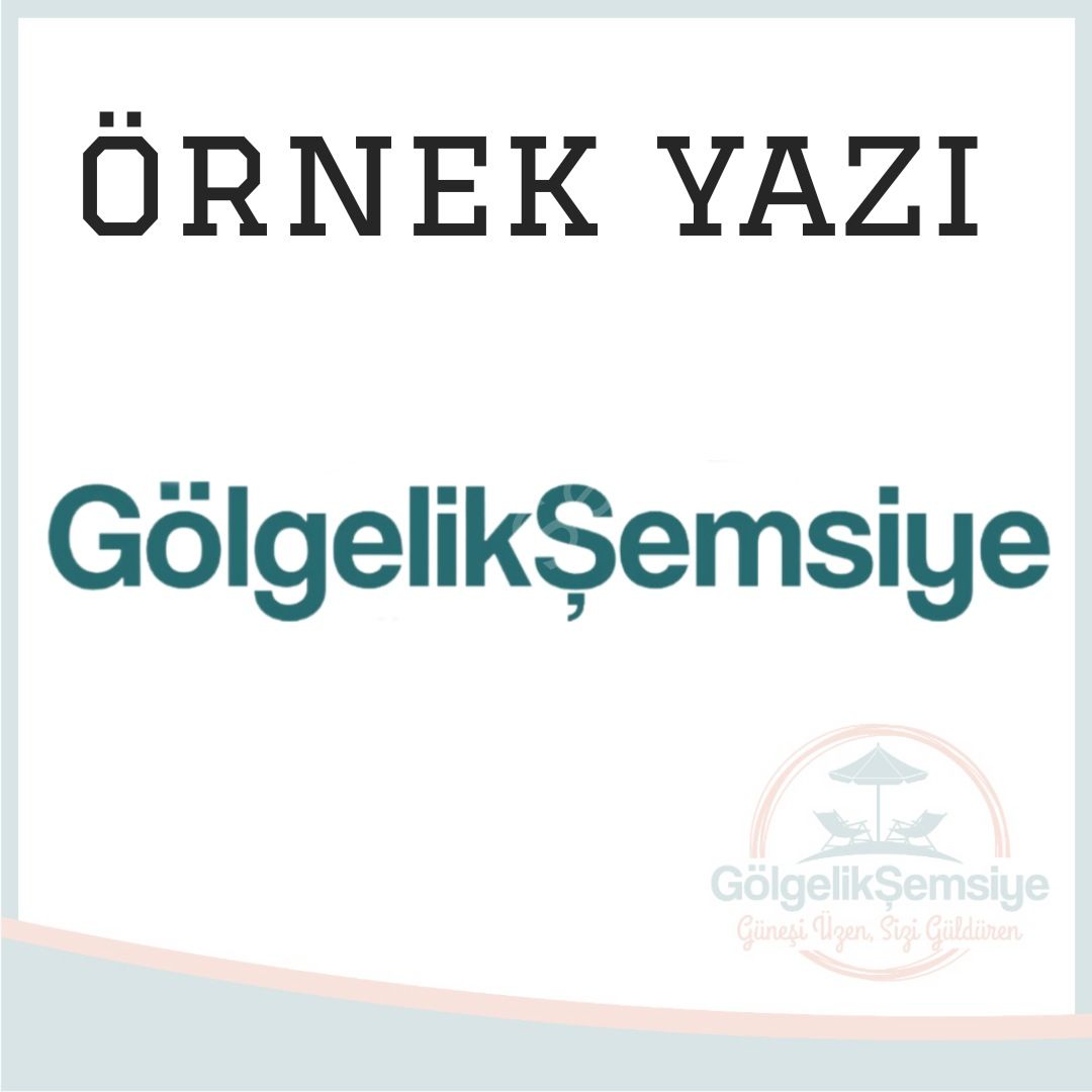 FİRMA İSMİ BASIMI SAÇAKLI ŞEMSİYELER