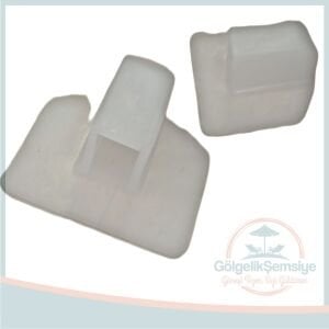 MANDALLI ŞEMSİYE PLASTİK TAPA PROFİL - KUMAŞ BAĞLANTI ELEMANI