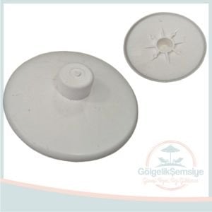 MANDALLI ŞEMSİYE PLASTİK ÜST ŞAPKA (40 MM. BORU PROFİL İÇİN)